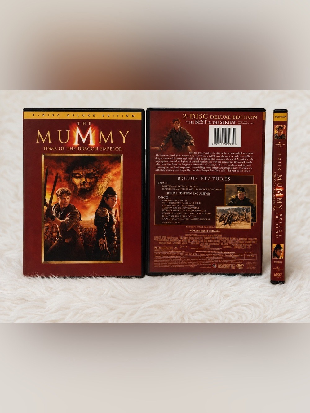 The Mummy: Tomb of the Dragon Emperor DVD 2-Disc Deluxe Edition NEW Sealed